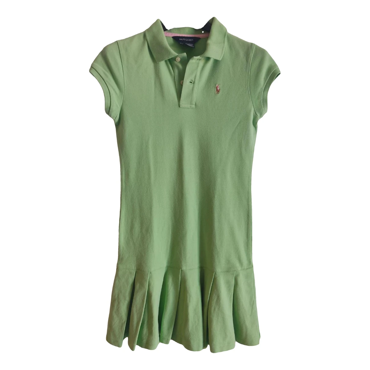 Pre-owned Ralph Lauren Mini Dress In Green
