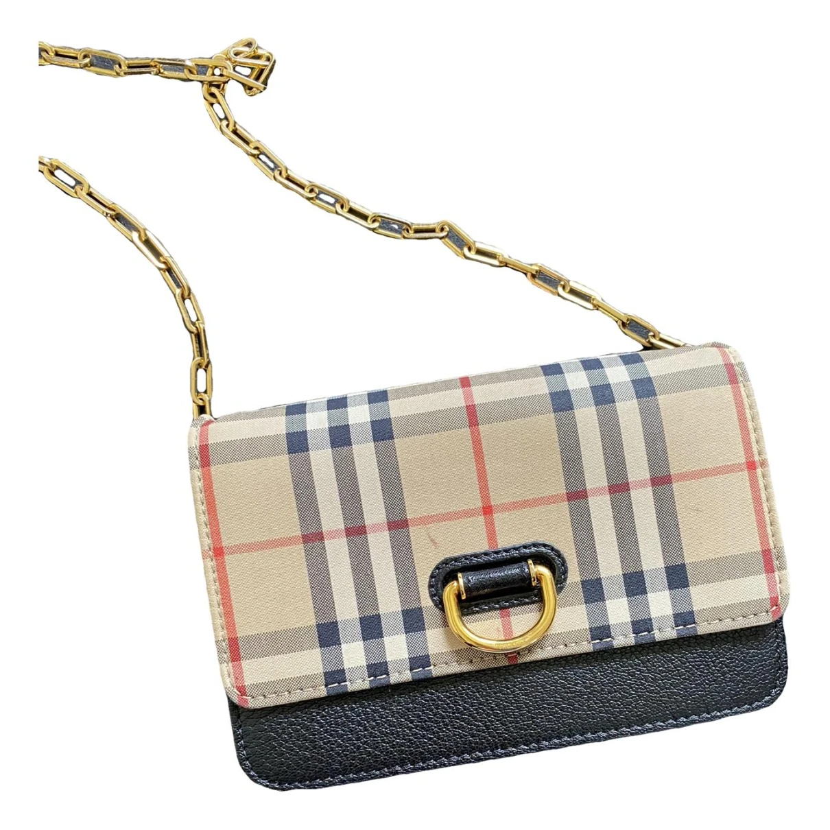 Pre-owned Burberry The D-ring Crossbody Bag In Multicolour