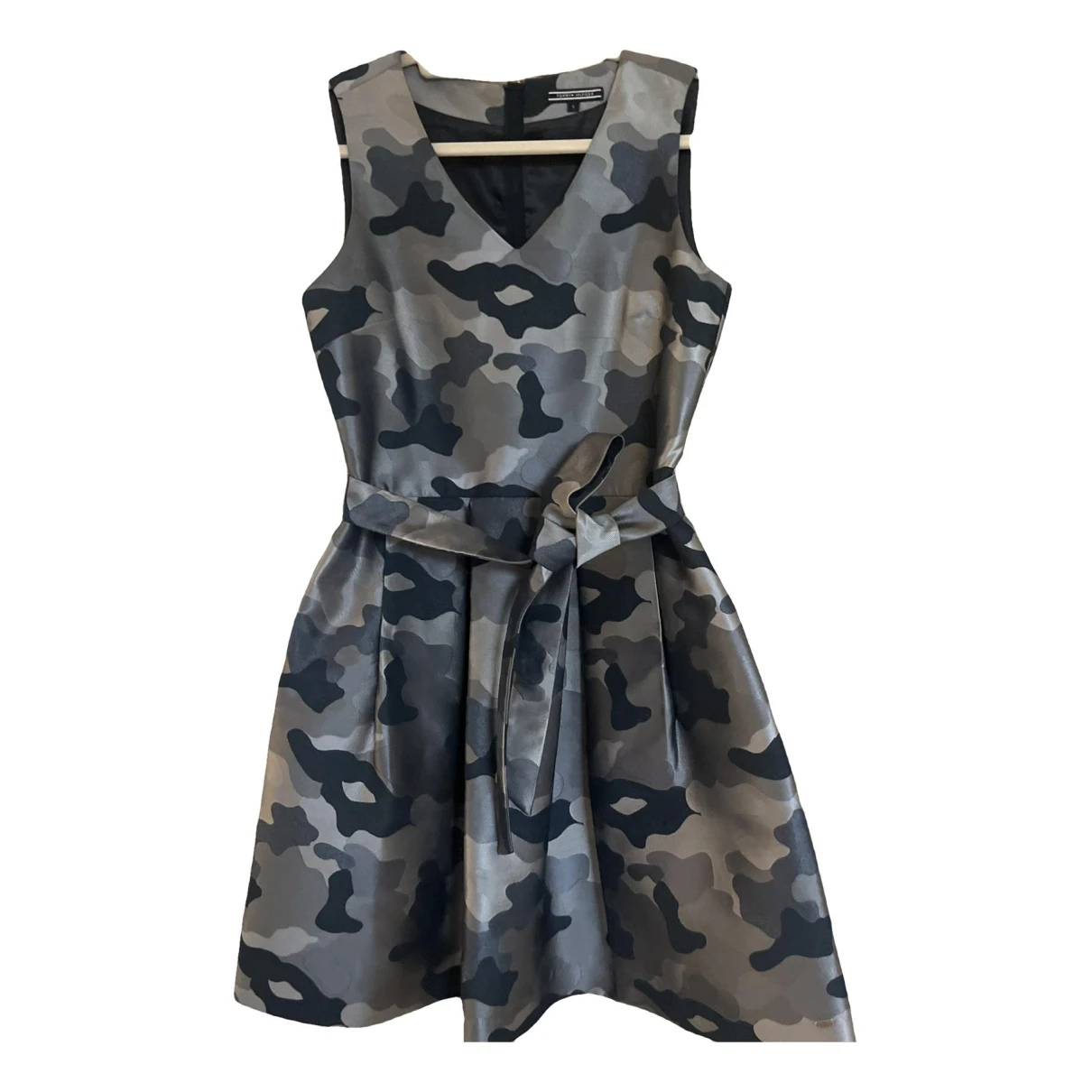 Pre-owned Tommy Hilfiger Mini Dress In Anthracite