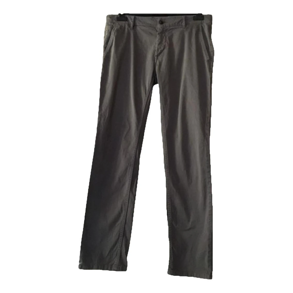 Pre-owned Hugo Boss Chino Pants In Grey