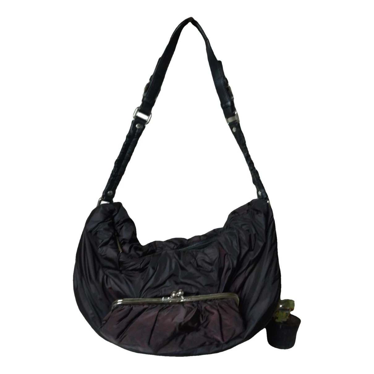 Pre-owned Dolce & Gabbana Silk Handbag In Brown
