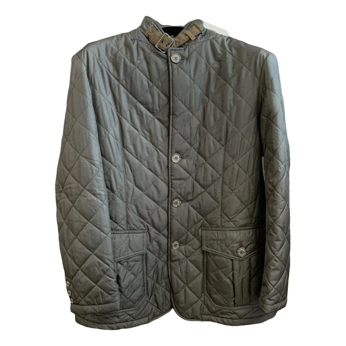 Pre-owned Barbour Coat In Green