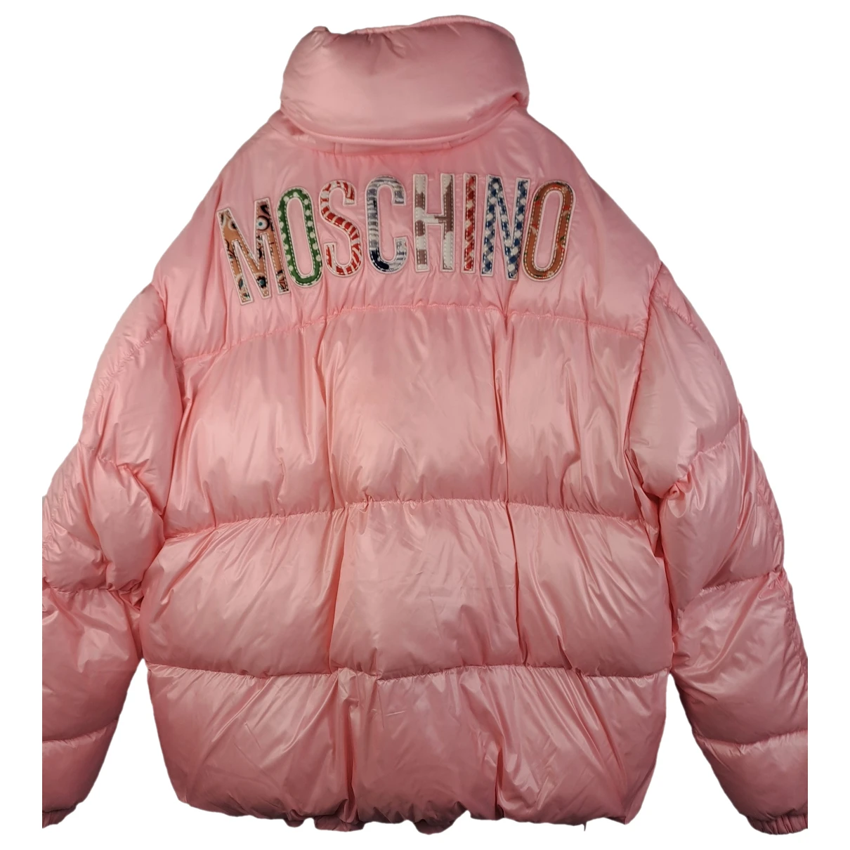 Pre-owned Moschino Puffer In Pink