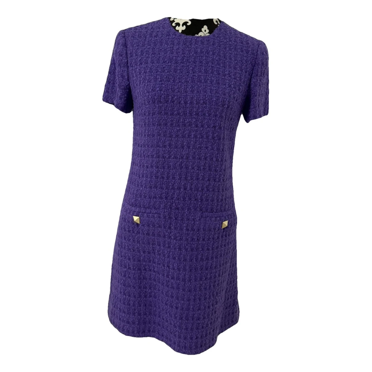 Pre-owned Valentino Mid-length Dress In Purple