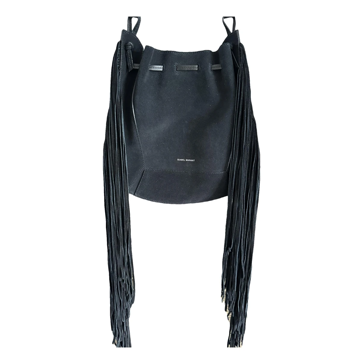 Pre-owned Isabel Marant Oksan Leather Handbag In Black