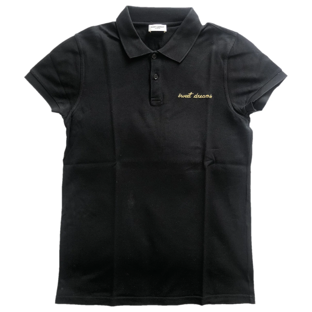Pre-owned Saint Laurent Polo Shirt In Black