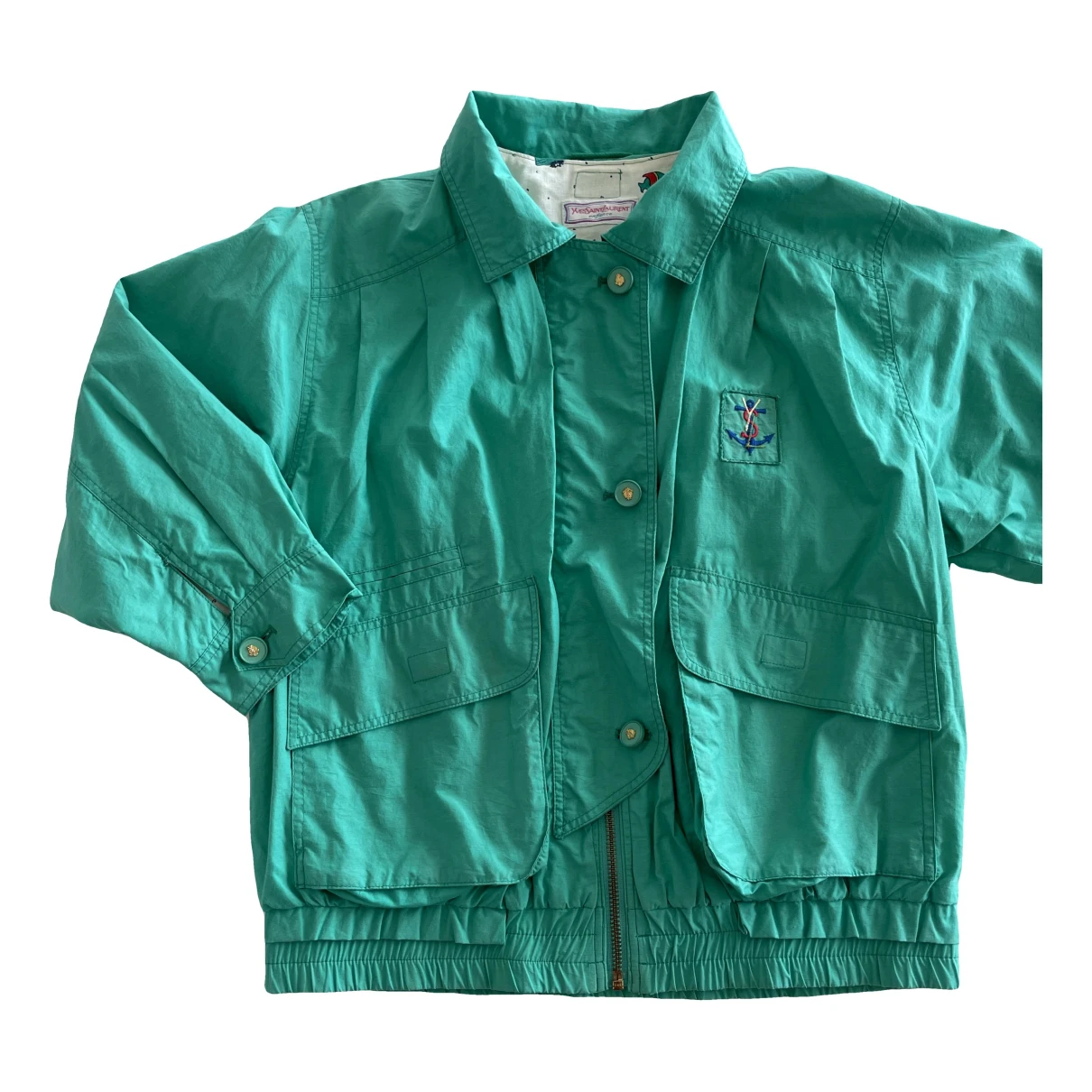 Pre-owned Saint Laurent Jacket In Green