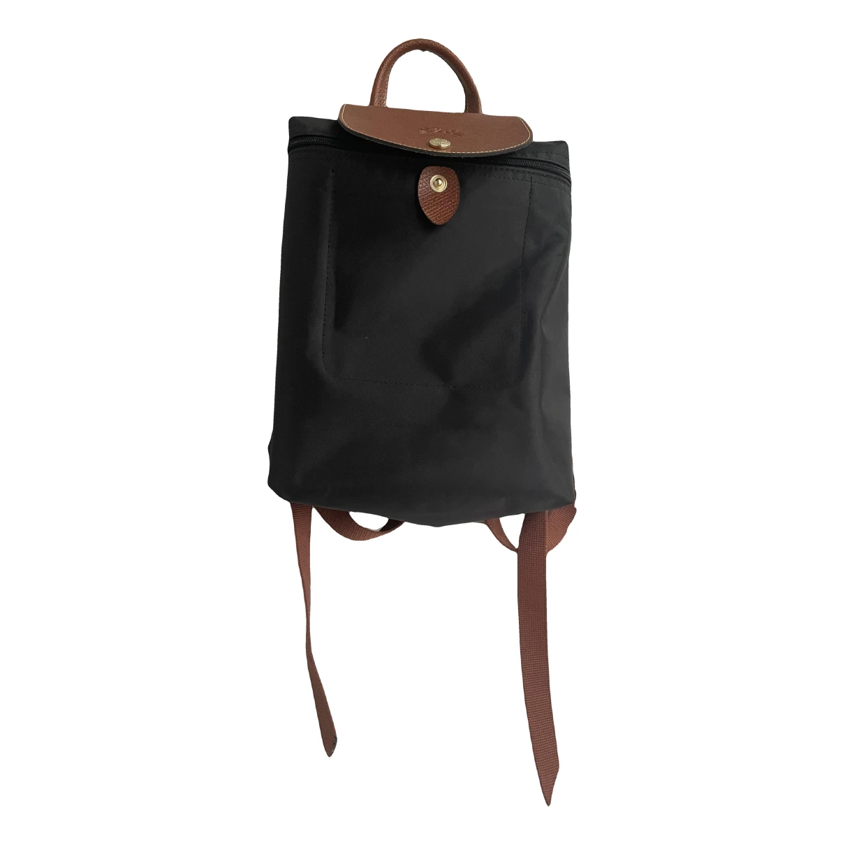 Pre-owned Longchamp Backpack In Black