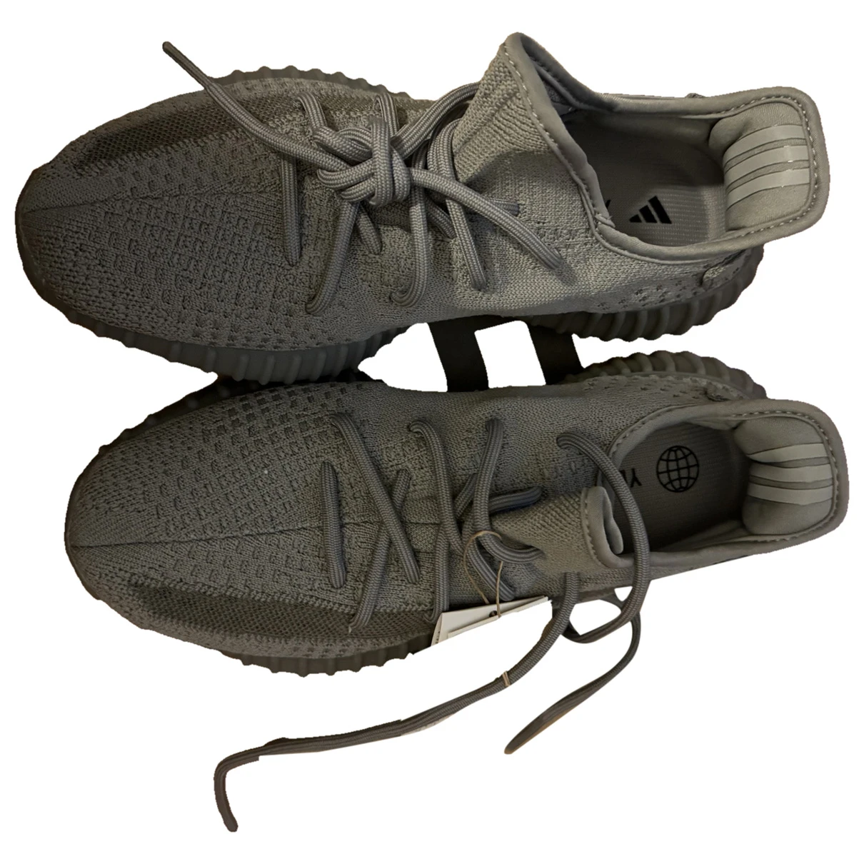 Pre-owned Yeezy X Adidas Low Trainers In Grey