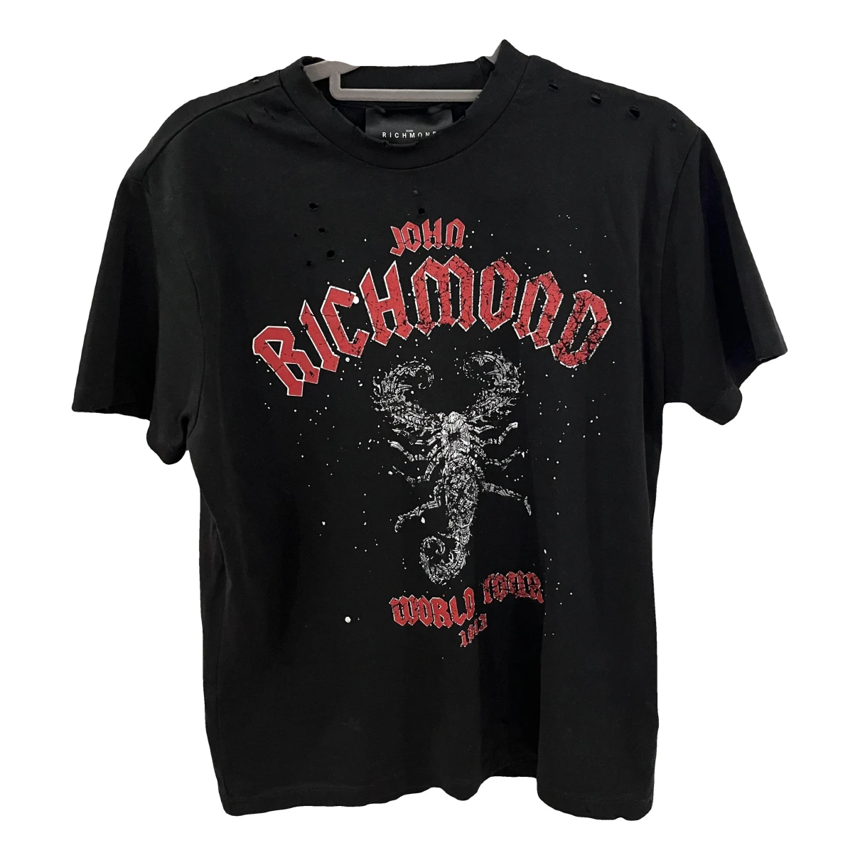 Pre-owned John Richmond T-shirt In Black