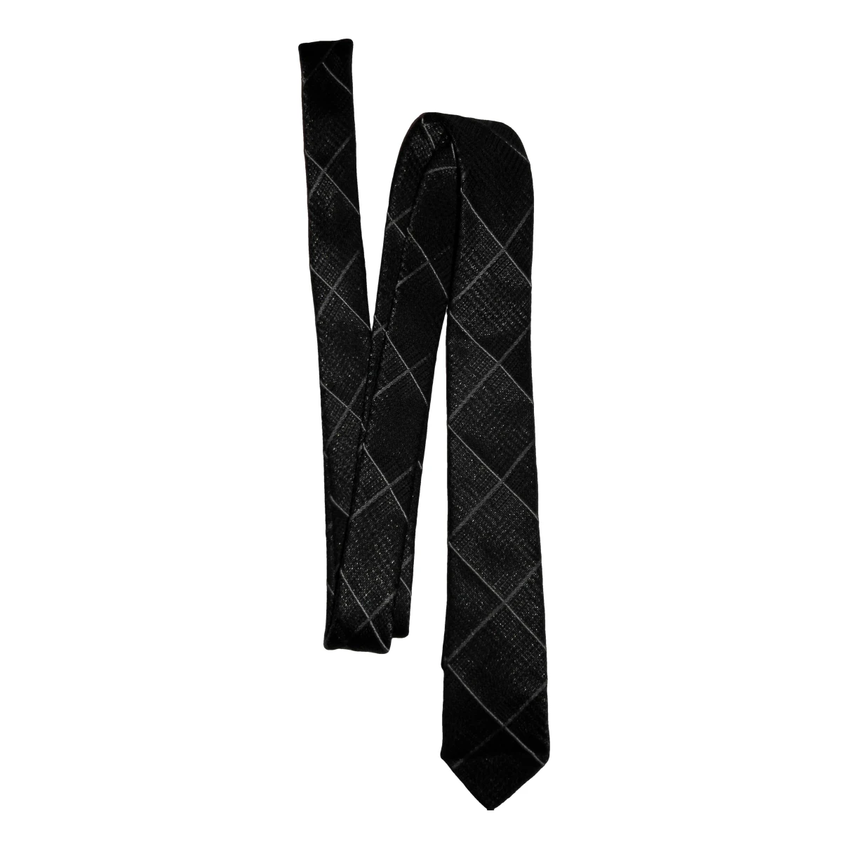Pre-owned Dolce & Gabbana Silk Tie In Anthracite