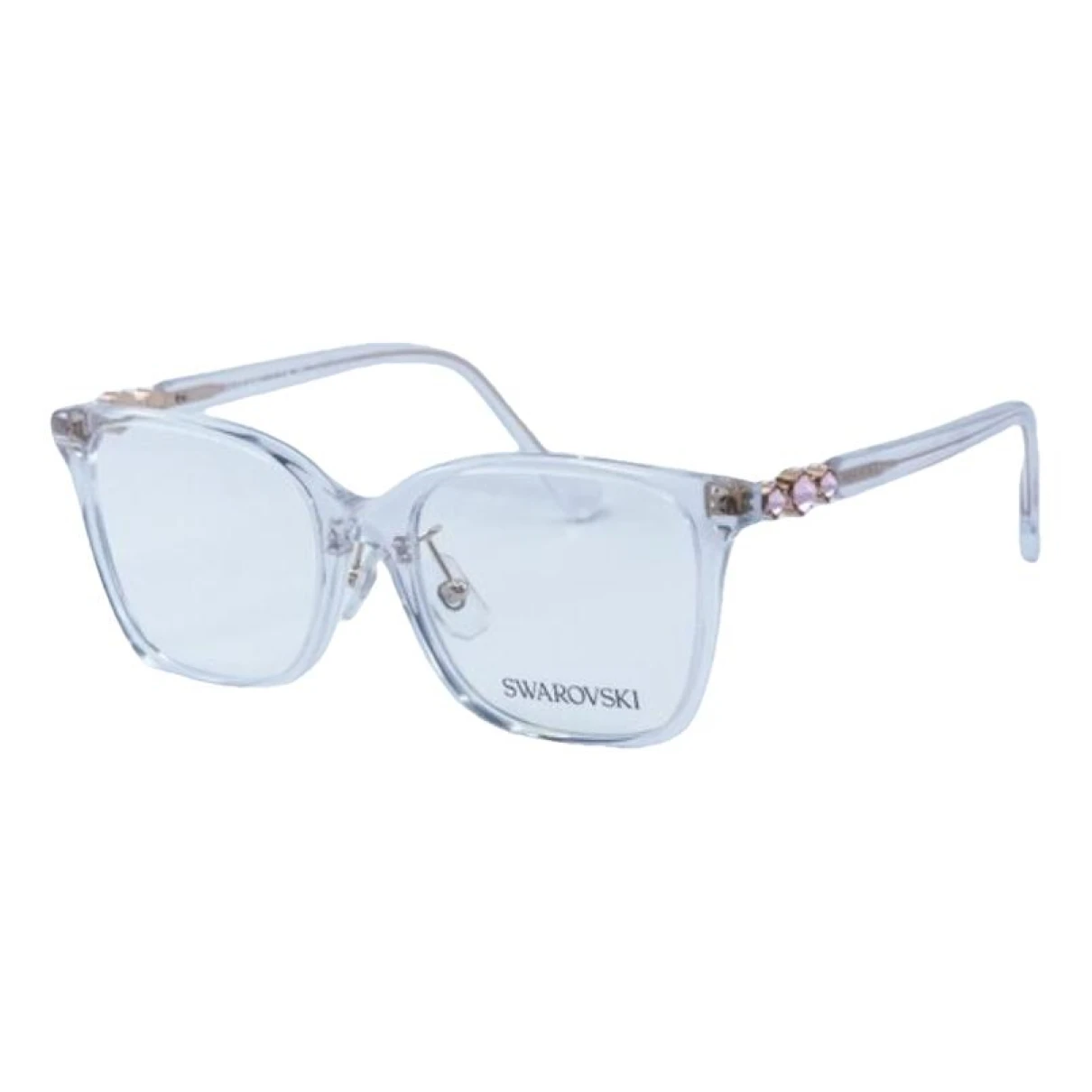 Pre-owned Swarovski Sunglasses In White