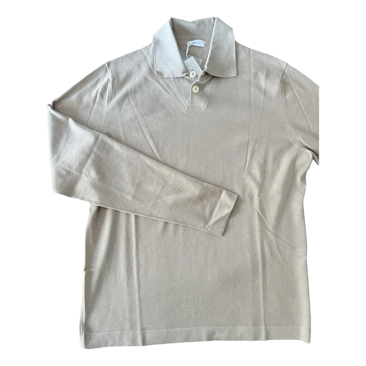 Pre-owned Malo Polo Shirt In Beige