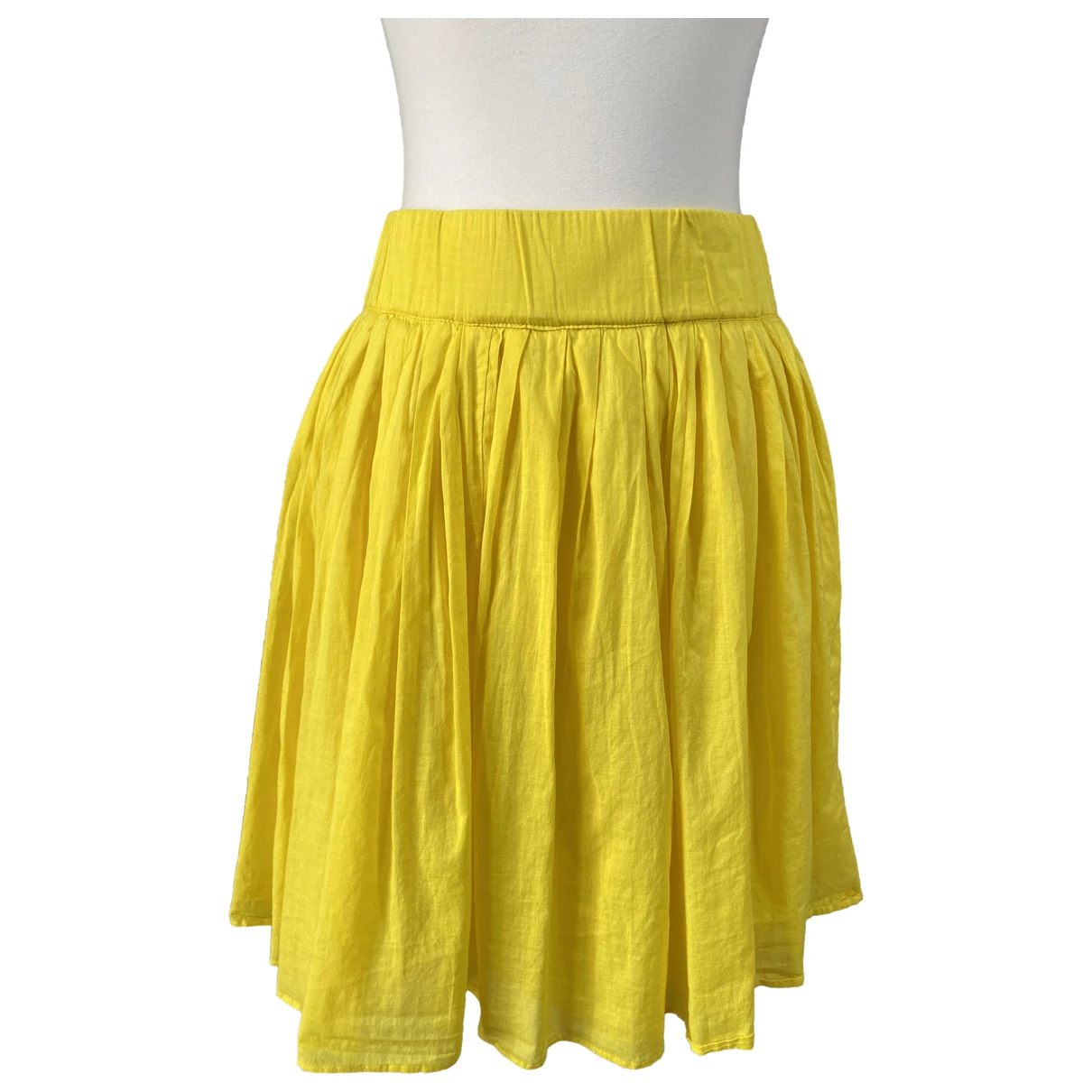 Pre-owned Club Monaco Mid-length Skirt In Yellow