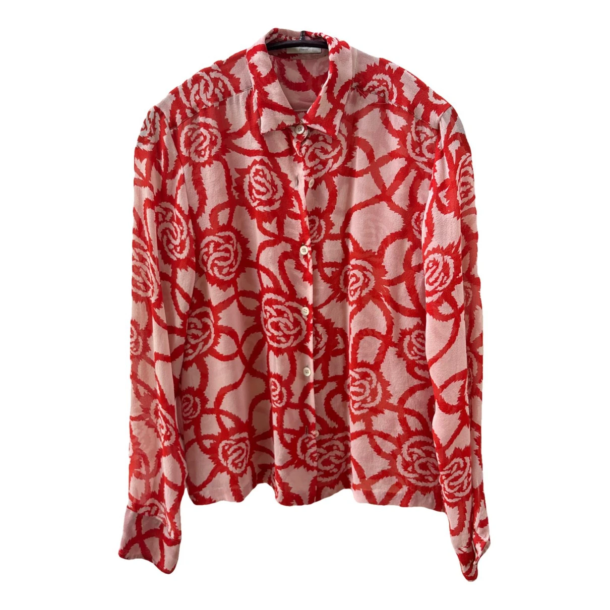 Pre-owned Dries Van Noten Silk Shirt In Multicolour