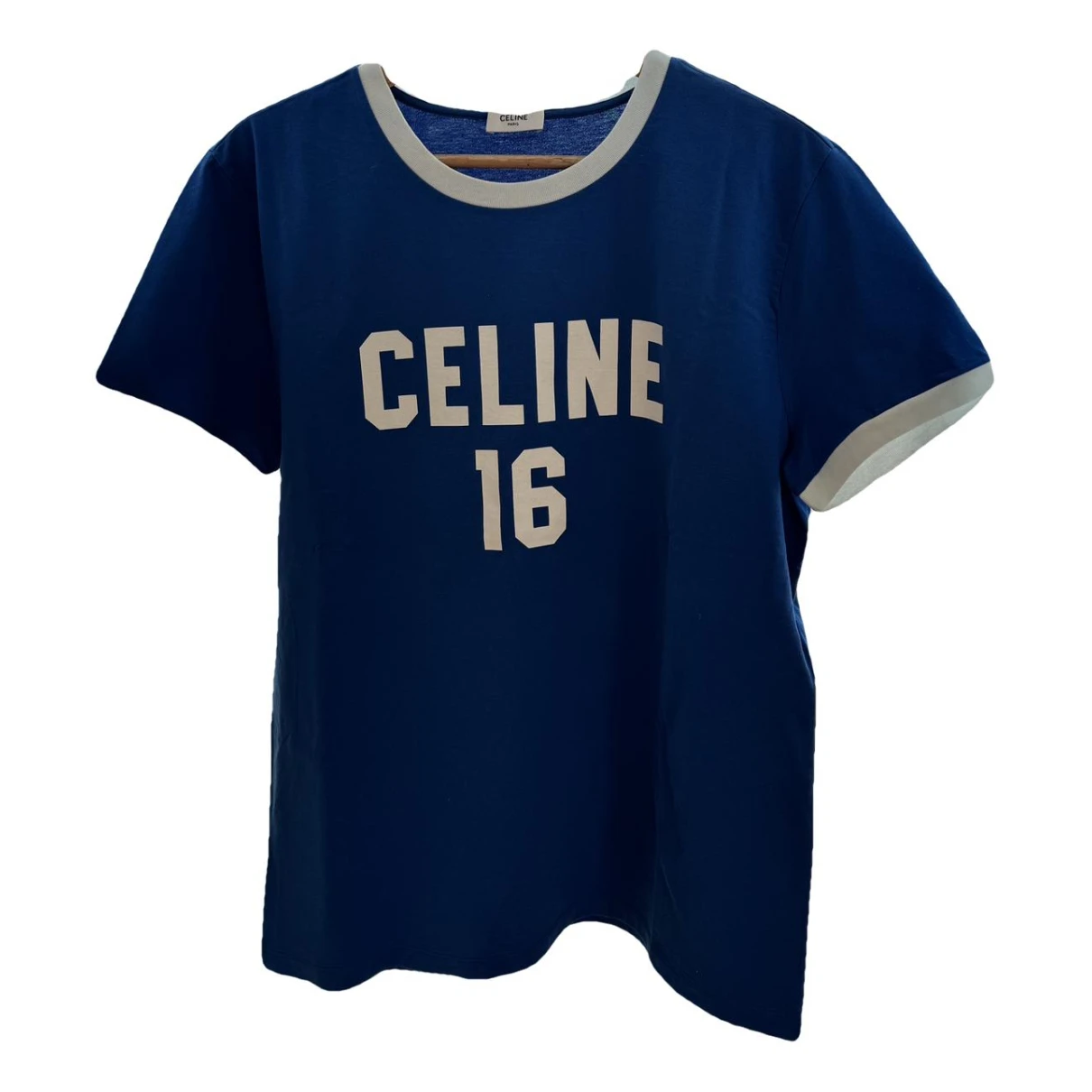 Pre-owned Celine T-shirt In Blue