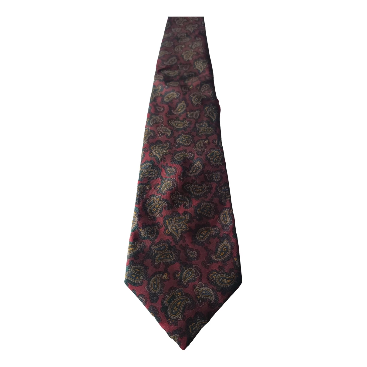 Pre-owned Roccobarocco Silk Tie In Multicolour