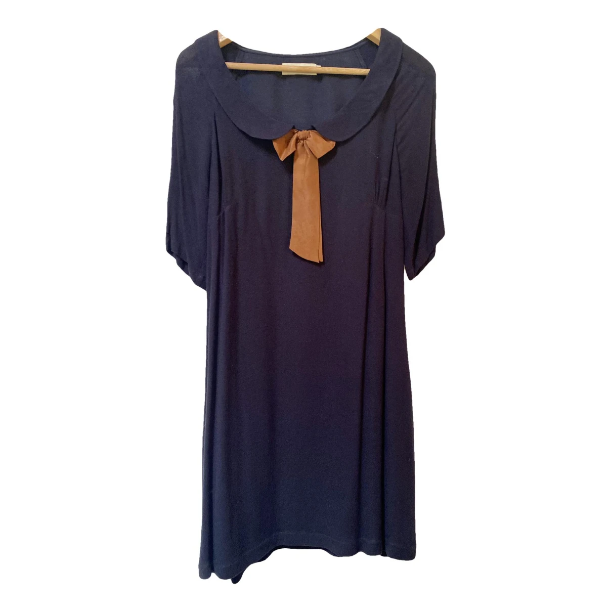Pre-owned Indi And Cold Mid-length Dress In Navy