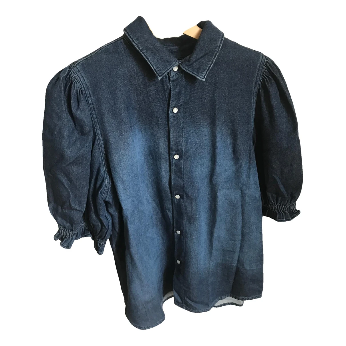 Pre-owned Ba&sh Blouse In Navy