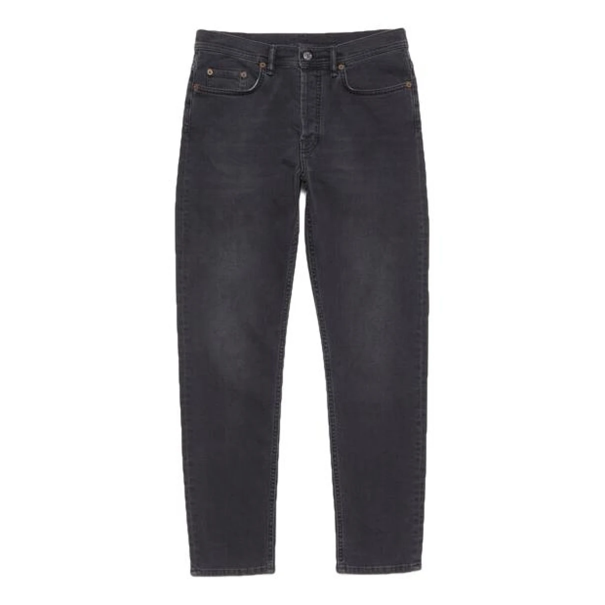 Pre-owned Acne Studios Straight Jeans In Black