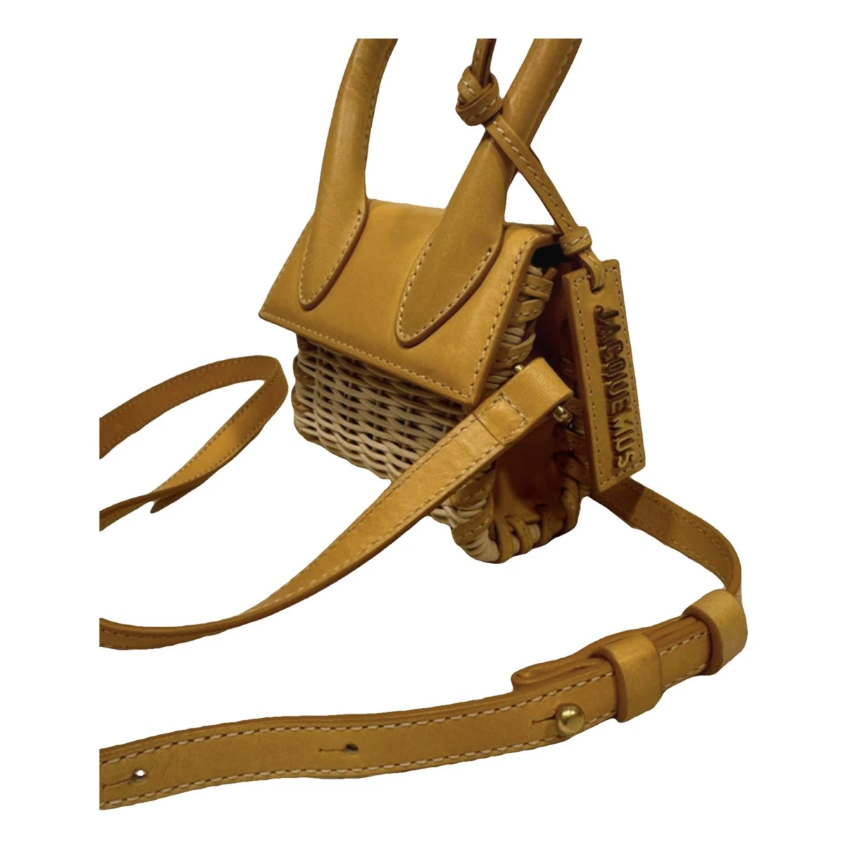 Pre-owned Jacquemus Chiquito Handbag In Yellow