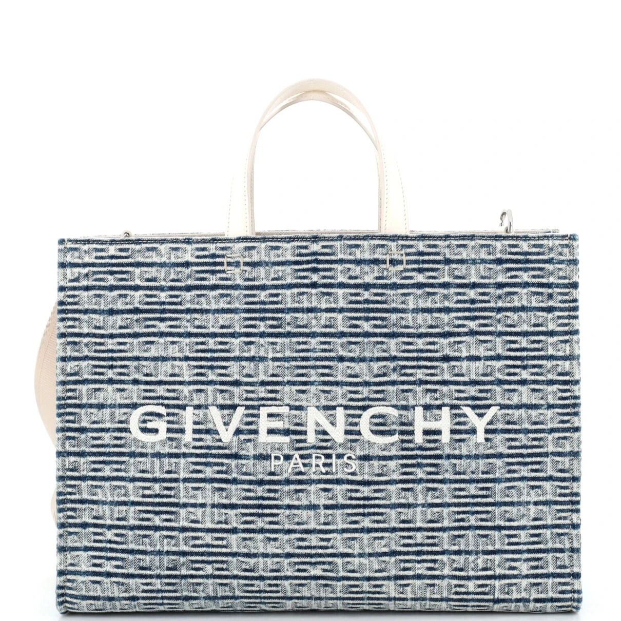 Pre-owned Givenchy Tote In Blue