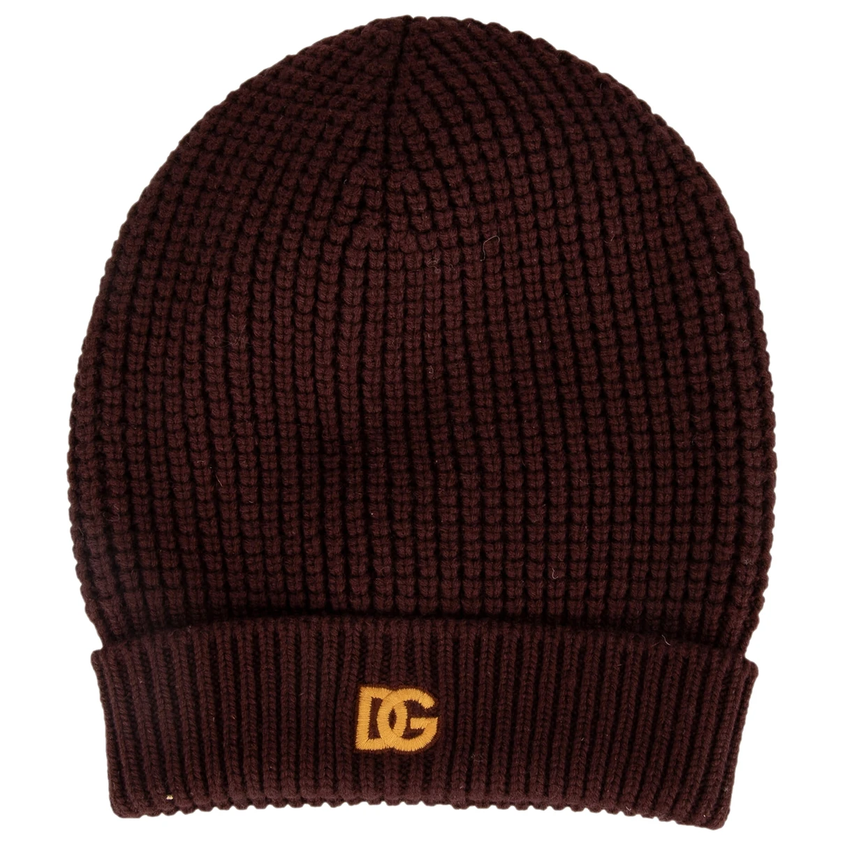 Pre-owned Dolce & Gabbana Cashmere Beanie In Brown