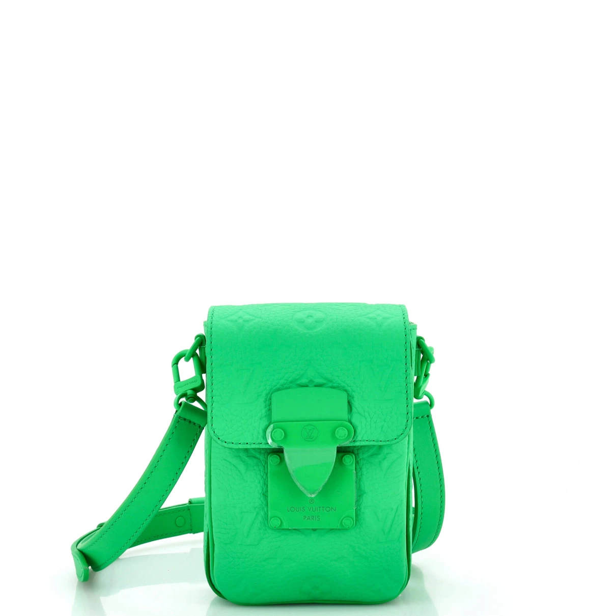 Pre-owned Louis Vuitton Leather Crossbody Bag In Green