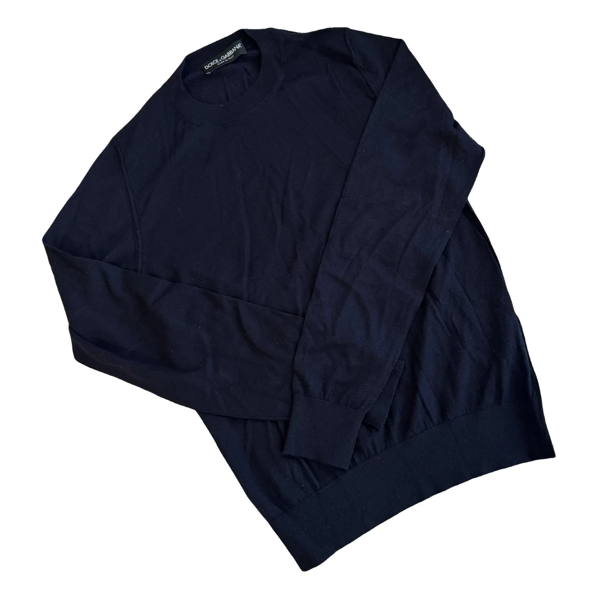 Pre-owned Dolce & Gabbana Cashmere Sweatshirt In Blue