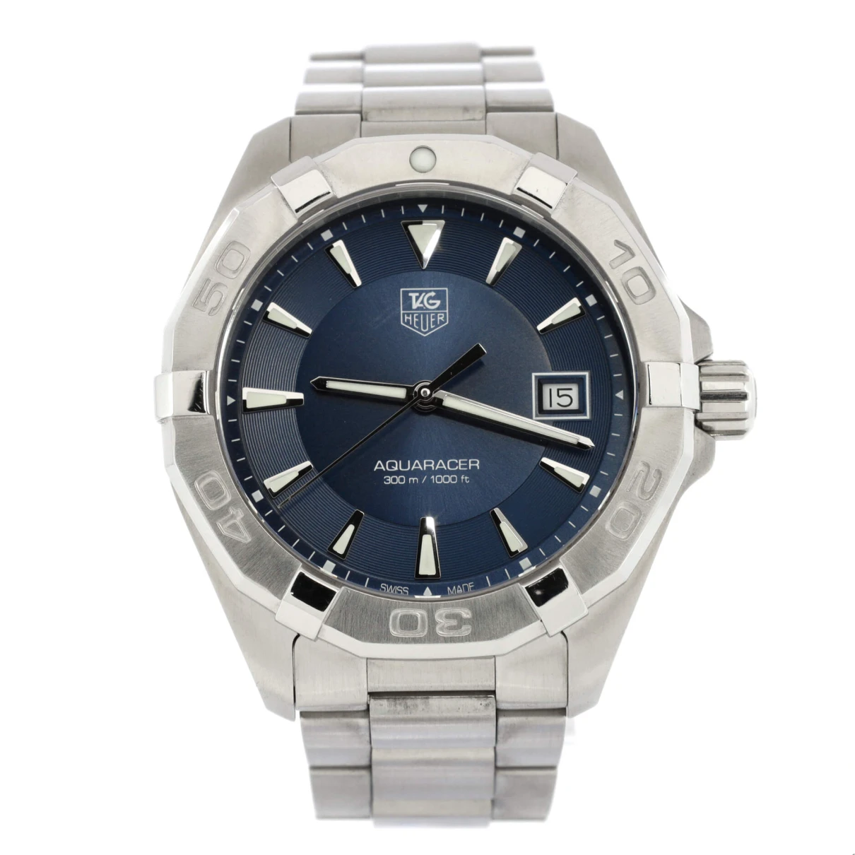 Pre-owned Tag Heuer Watch In Blue