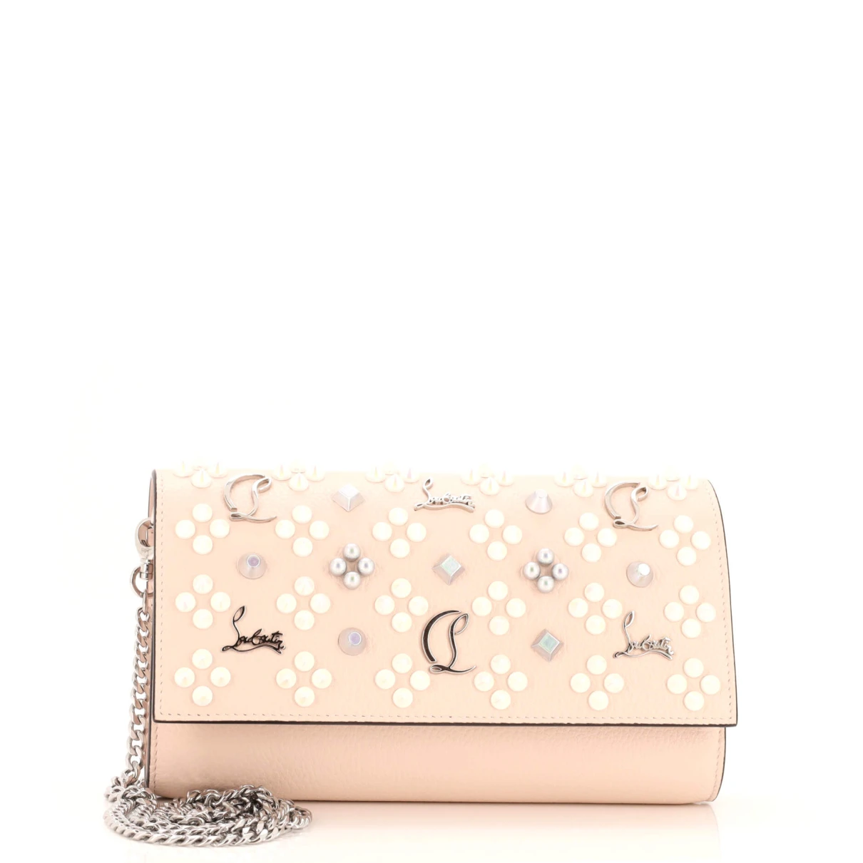 Pre-owned Christian Louboutin Leather Clutch Bag In Other
