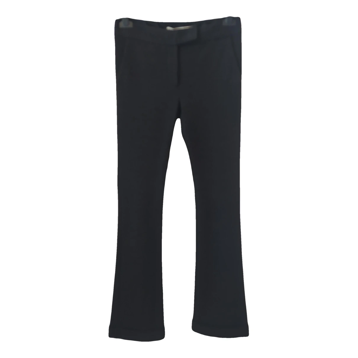Pre-owned Diane Von Furstenberg Wool Trousers In Anthracite