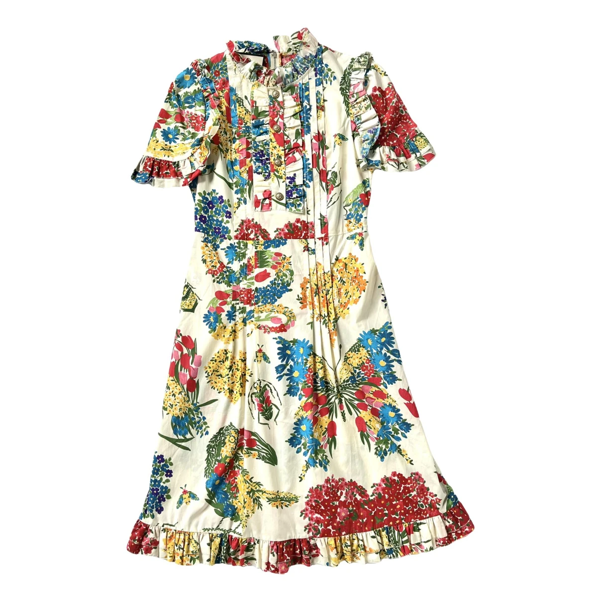 Pre-owned Gucci Mid-length Dress In Multicolour