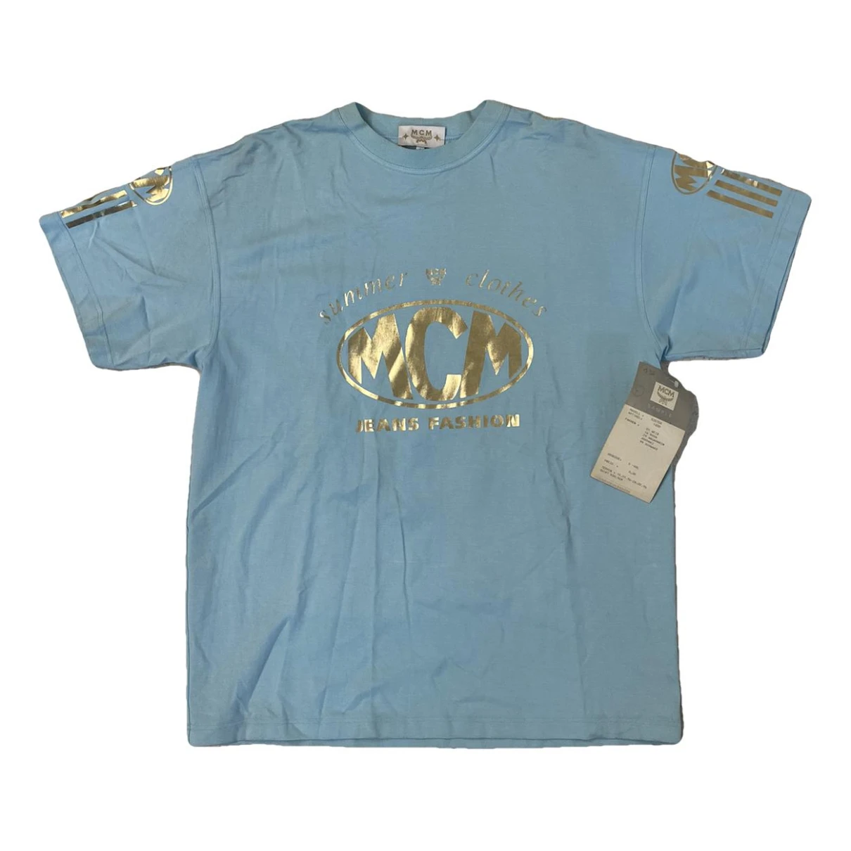 Pre-owned Mcm T-shirt In Blue