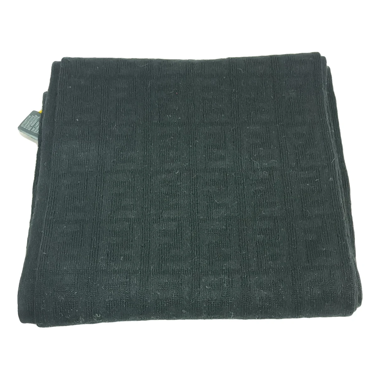 Pre-owned Fendi Wool Scarf In Black