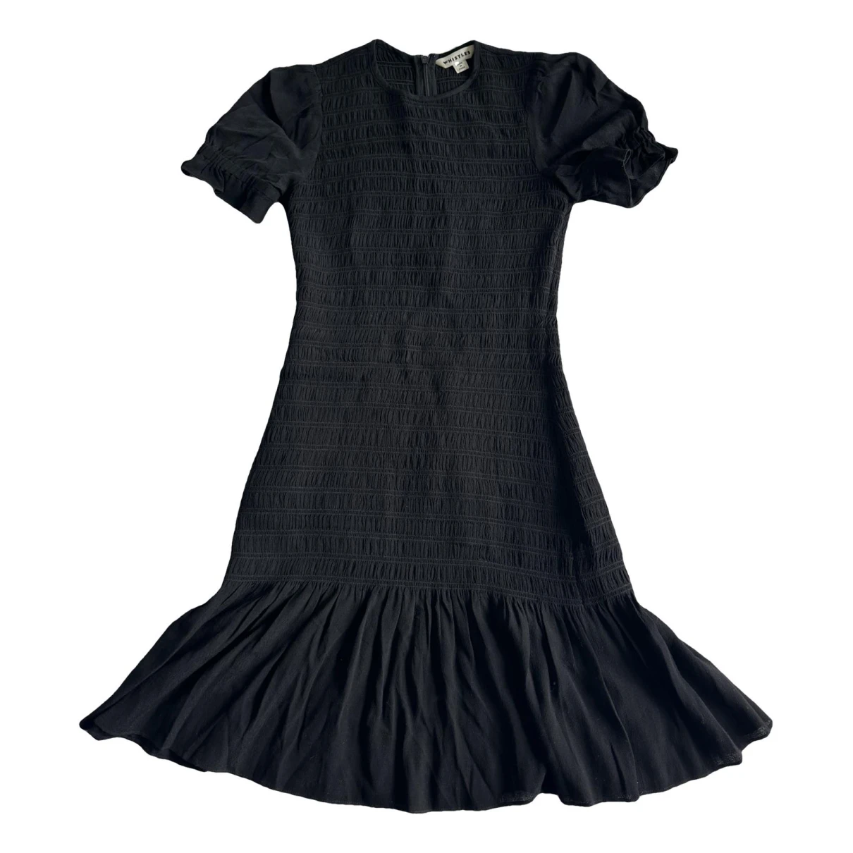 Pre-owned Whistles Mini Dress In Black