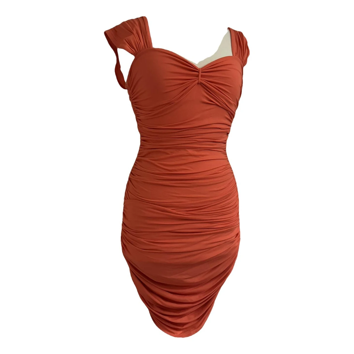 Pre-owned Celine Mid-length Dress In Orange