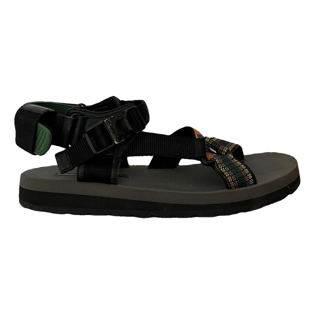 Pre-owned Prada Leather Sandals In Multicolour