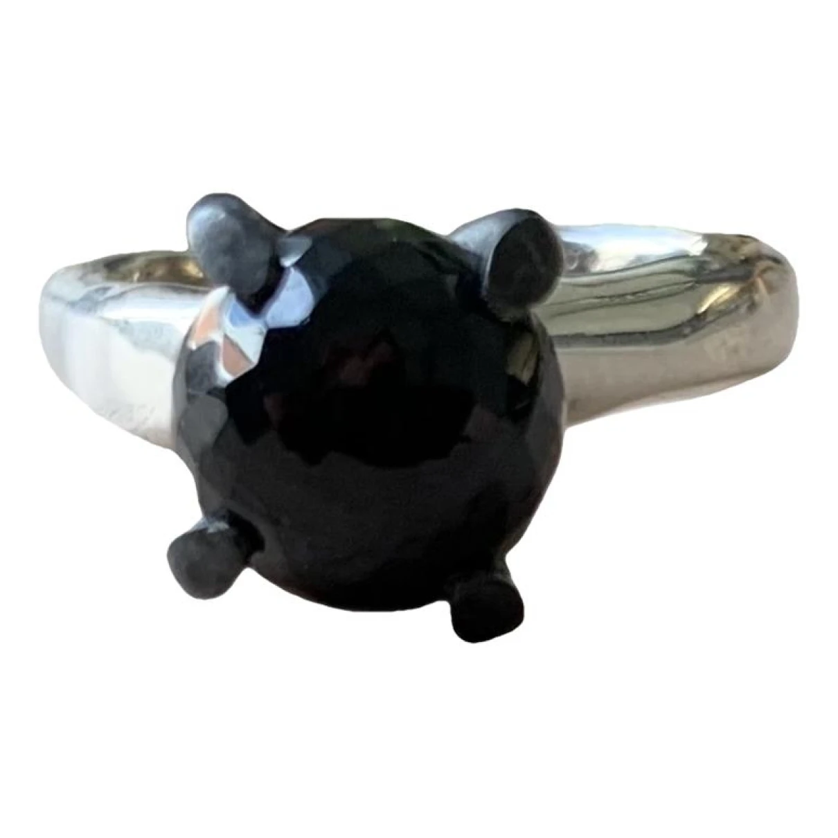 Pre-owned Rosa Maria Silver Ring In Black