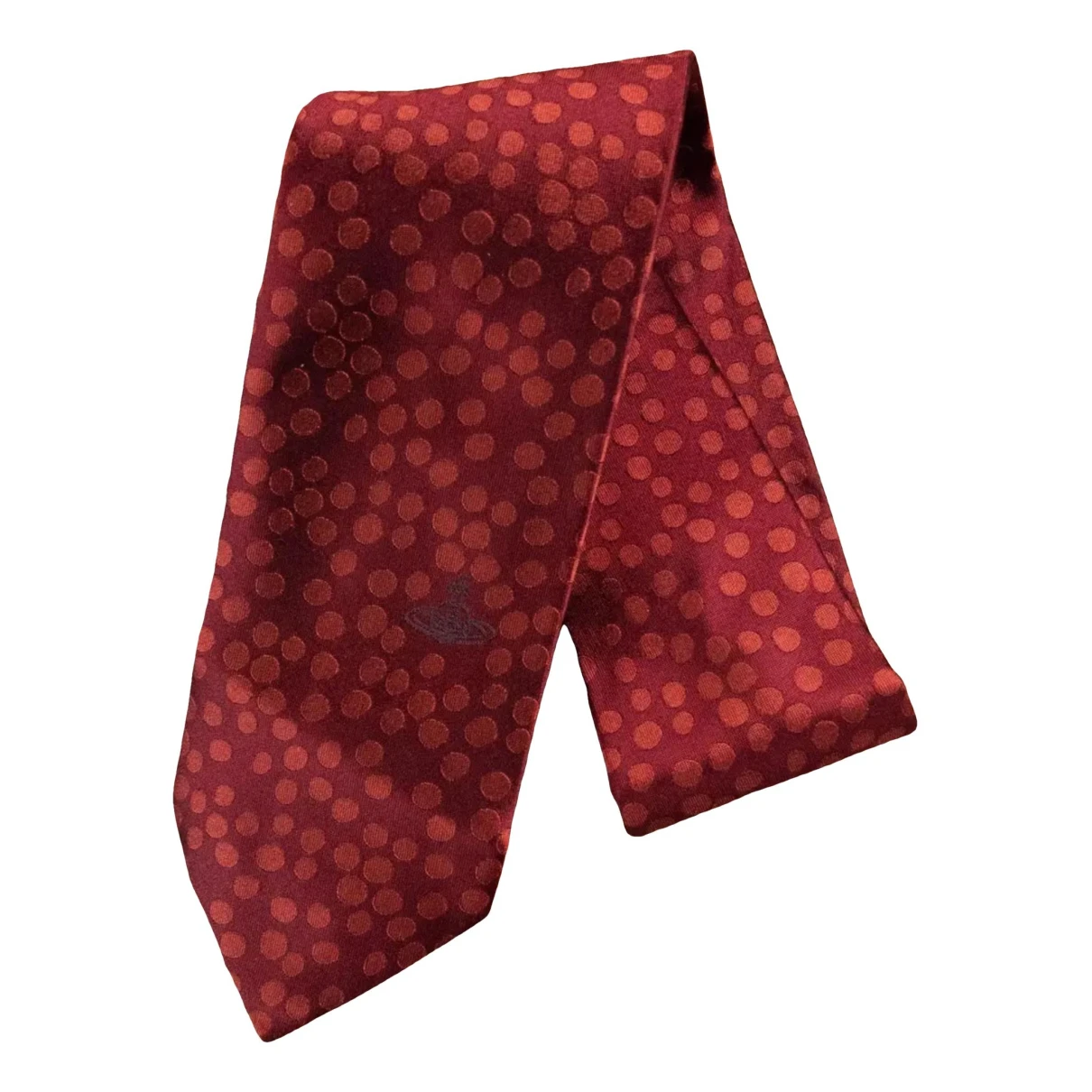 Pre-owned Vivienne Westwood Silk Tie In Red