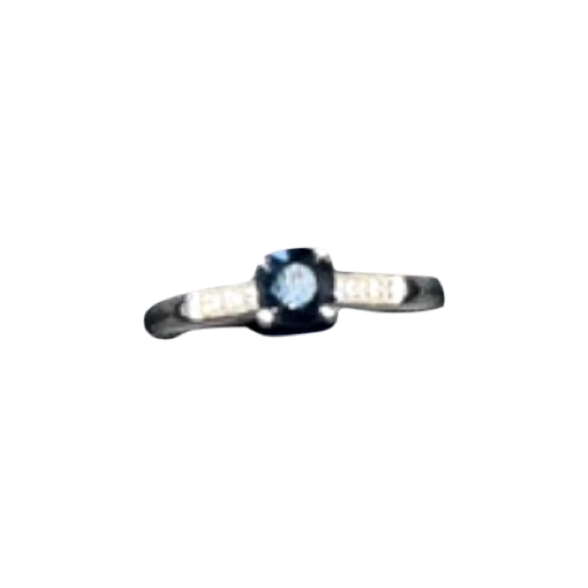 Pre-owned Mauboussin White Gold Ring In Blue