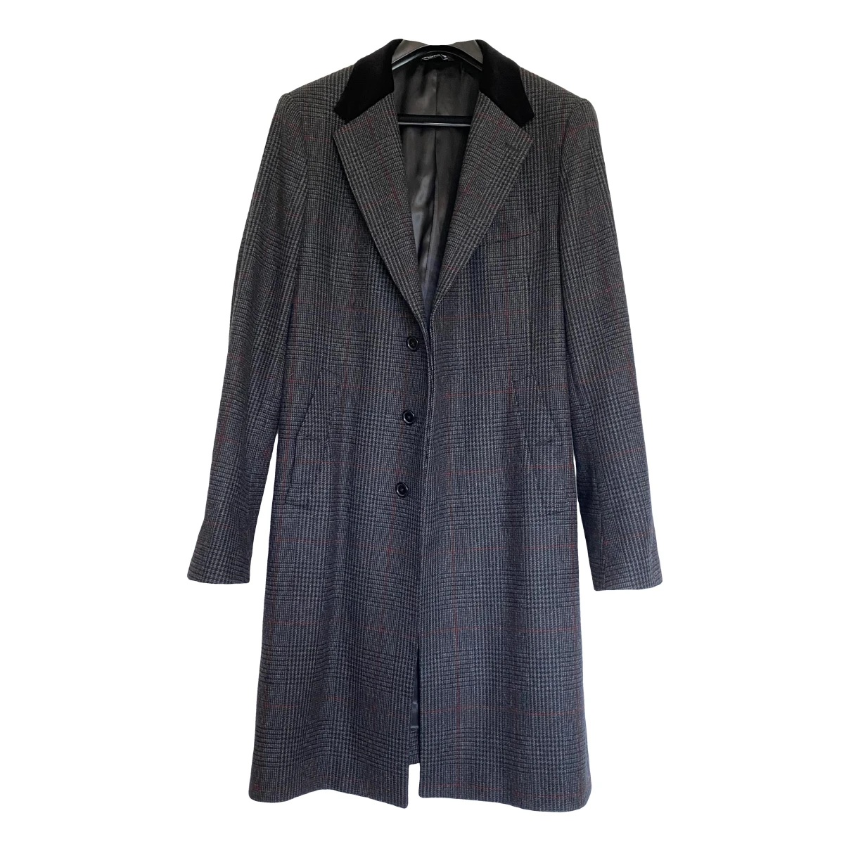 Pre-owned Dolce & Gabbana Wool Coat In Multicolour