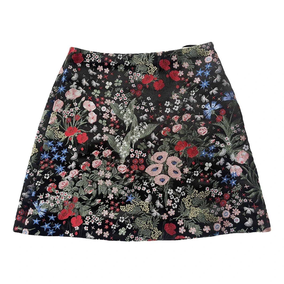 Pre-owned Valentino Mini Skirt In Multicolour