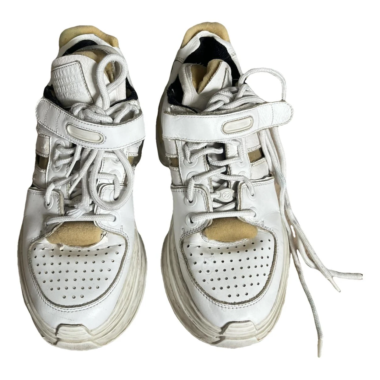 Pre-owned Maison Margiela Trainers In White