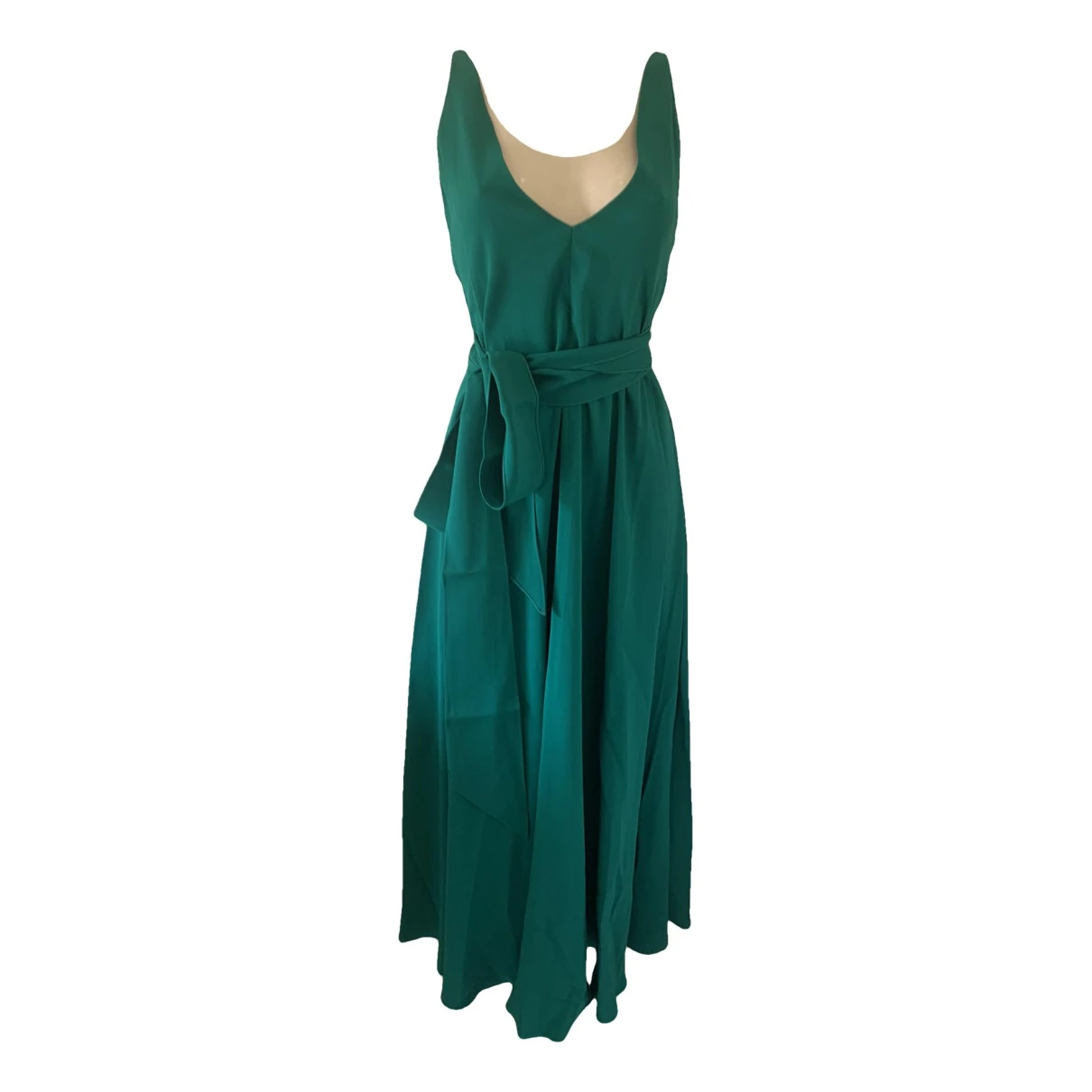 Pre-owned Lanvin Maxi Dress In Green