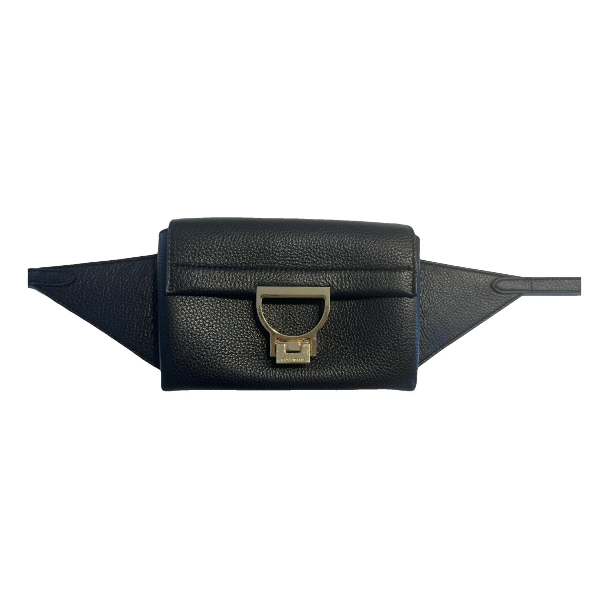 Pre-owned Coccinelle Leather Clutch Bag In Black