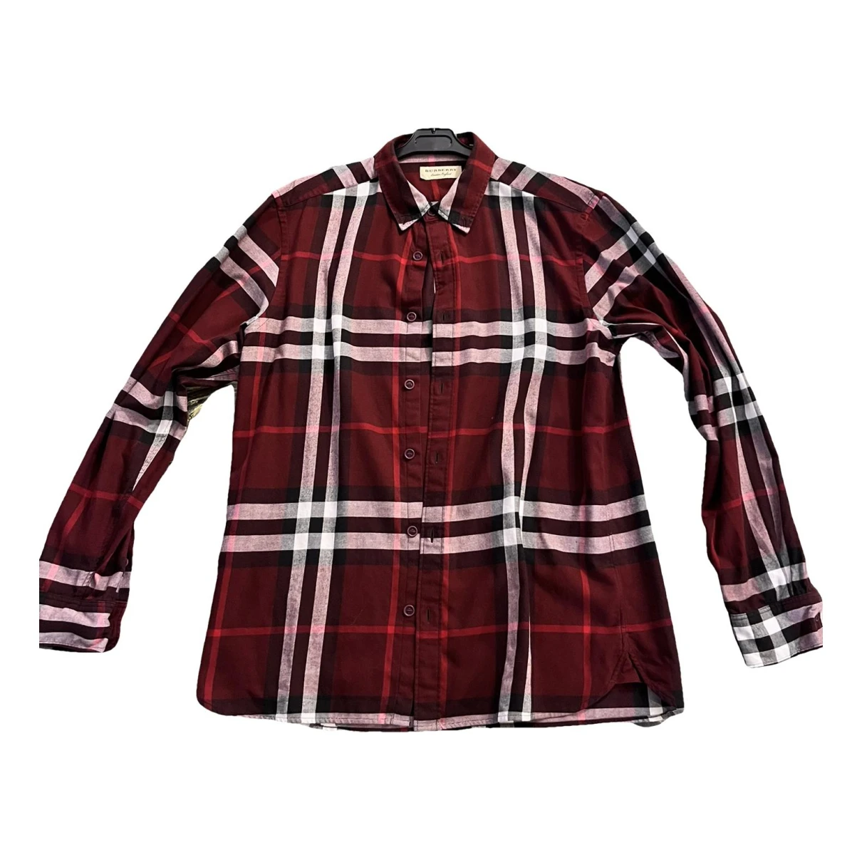 Pre-owned Burberry Wool Shirt In Red