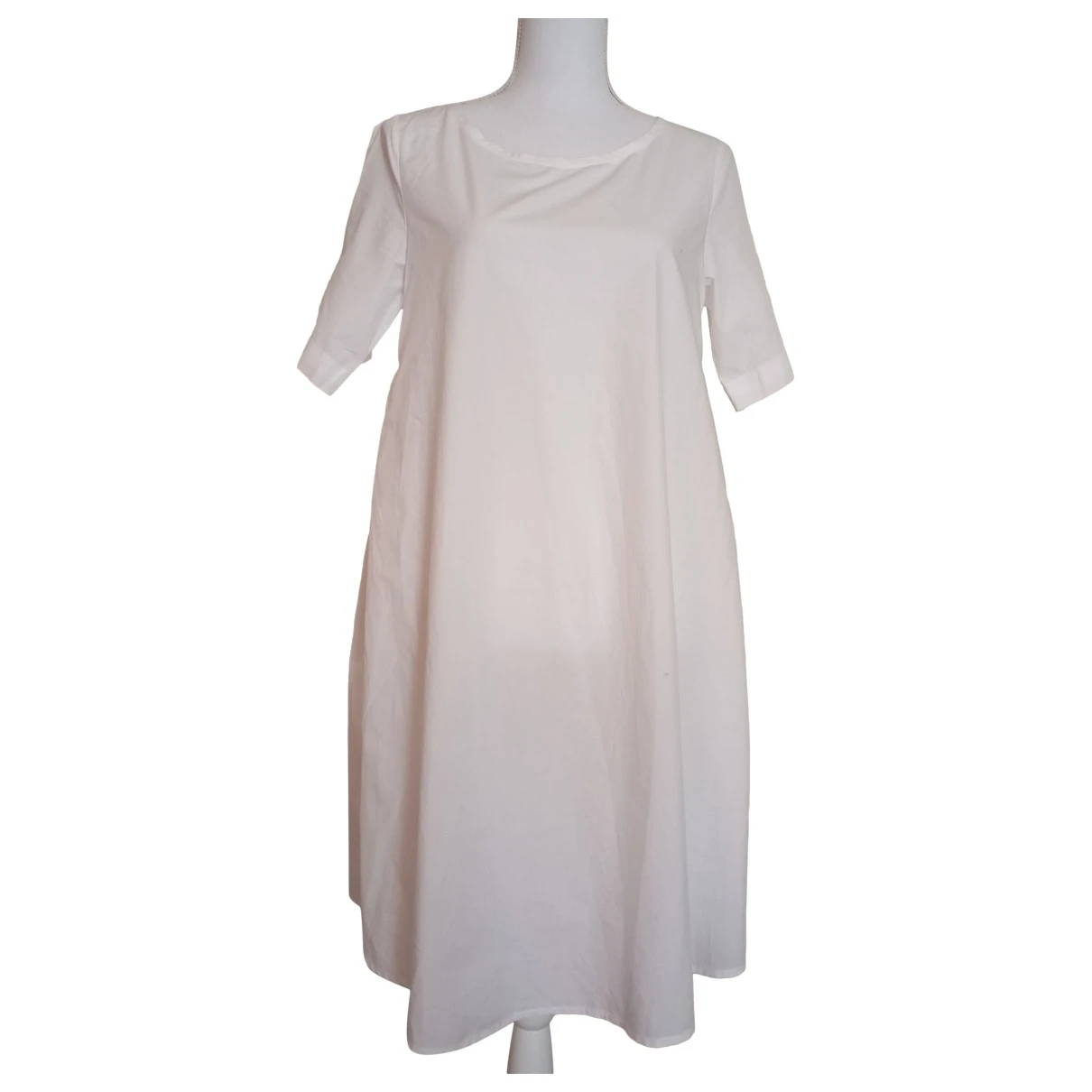 Pre-owned Ottod'ame Mid-length Dress In White