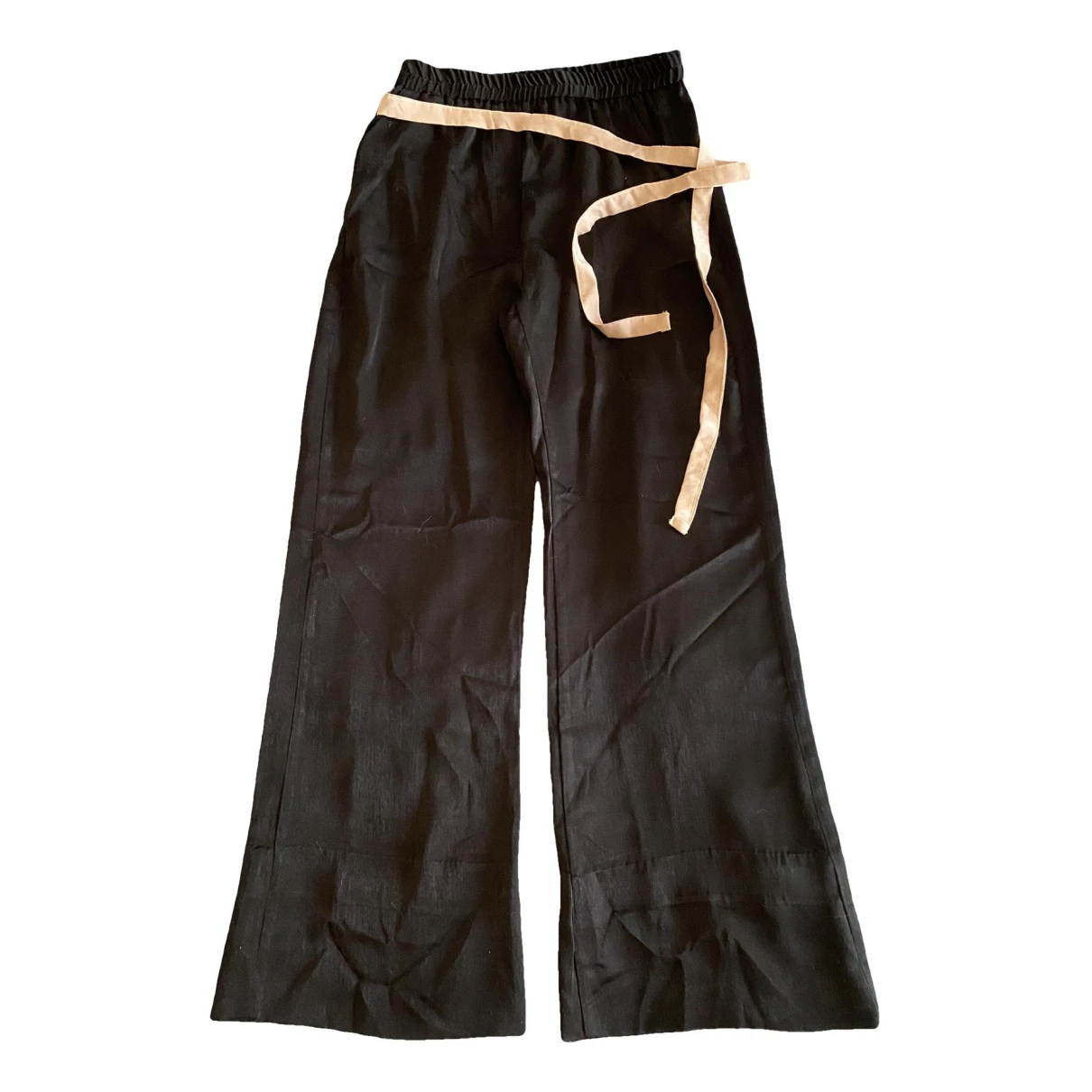 Pre-owned Nineminutes Large Pants In Black
