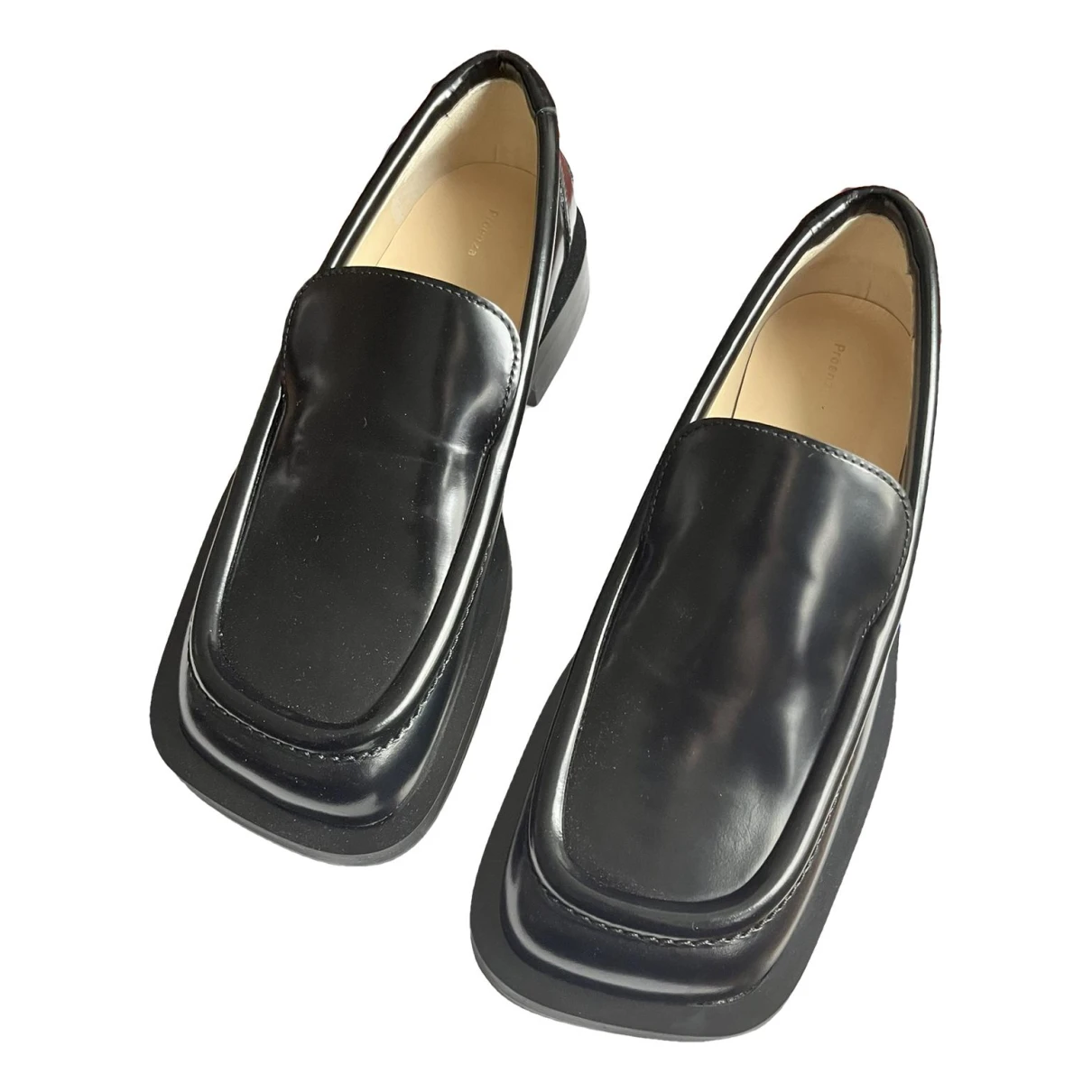 Pre-owned Proenza Schouler Leather Flats In Black